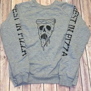Pizza Zombie sweat shirt size Small